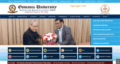 Desktop Screenshot of osmania.ac.in